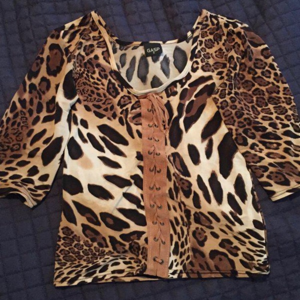 Animal print top